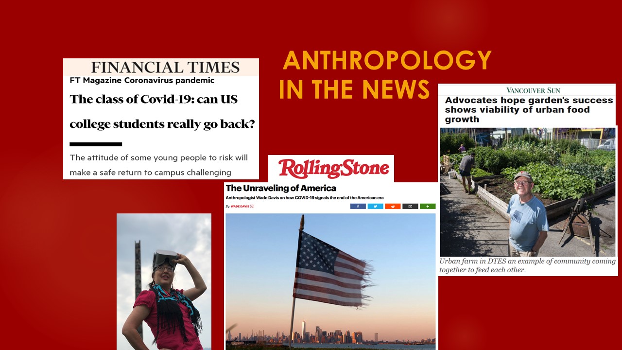 Anthropology in the News Department of Anthropology